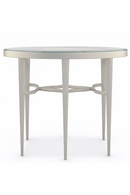 Table d'appoint ovale en verre | Caracole Lillian | Meubleluxe.fr