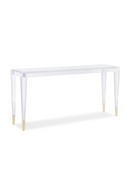 Console rectangulaire en acrylique transparent | Caracole Ahhhhh | Meubleluxe.fr