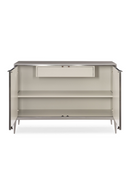 Buffet nickelé brossé en pierre d'agate | Caracole Rock | Meubleluxe.fr