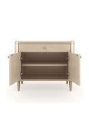 Table de chevet en bois crème | Caracole Fancy | Meubleluxe.fr
