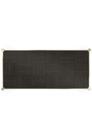 Table basse en bois fumé | Caracole Check Mate | Meubleluxe.fr