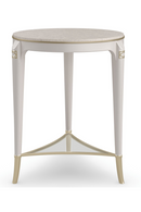 Table d'appoint en bois crème | Caracole Matched Up | Meubleluxe.fr