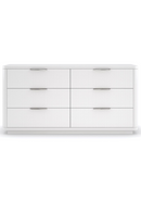 Double commode en bois blanc sculpté | Caracole Loving Touch | Meubleluxe.fr