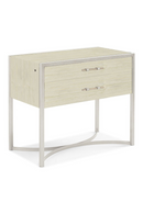 Table de chevet en chêne blanc cassé | Caracole ReMix L | Meubleluxe.fr