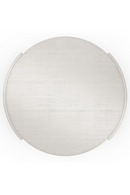 Table d'appoint ovale en bois taupe argenté | Caracole Da Vita | Meubleluxe.fr