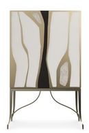 Meuble bar à motifs en bois et métal | Caracole Uptown | Meubleluxe.fr