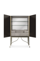 Meuble bar à motifs en bois et métal | Caracole Uptown | Meubleluxe.fr