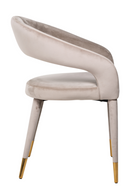 Chaise de salle à manger en velours | Richmond Gia | Meubleluxe.fr