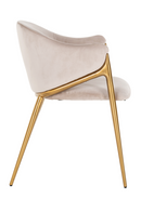Chaise de salle à manger en velours | Richmond Gwen | Meubleluxe.fr