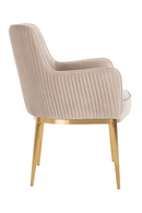 Chaise de salle à manger en velours | Richmond Breeze | Meubleluxe.fr