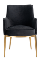Chaise de salle à manger en velours | Richmond Breeze | Meubleluxe.fr