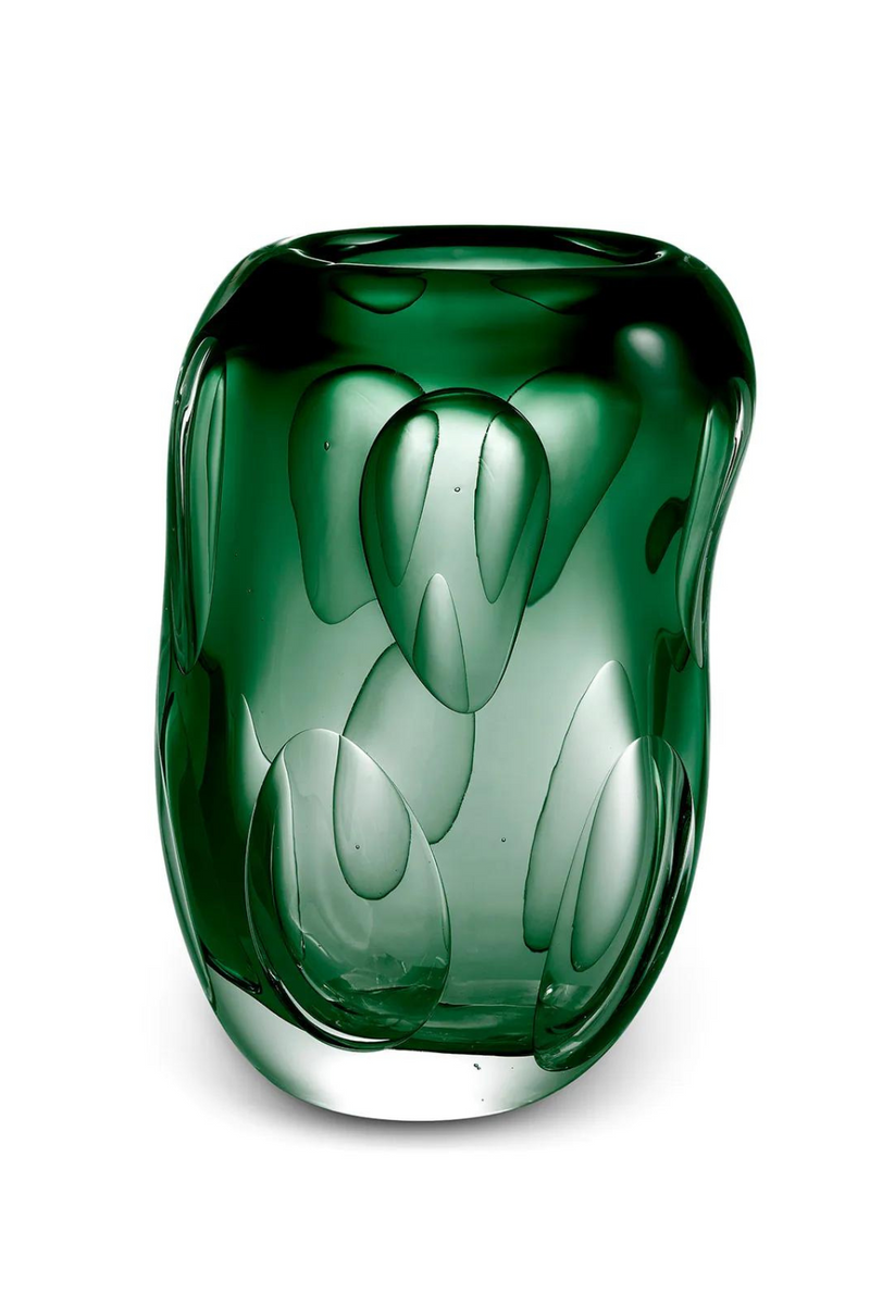 Green glass vase -S- | Eichholtz Sianni