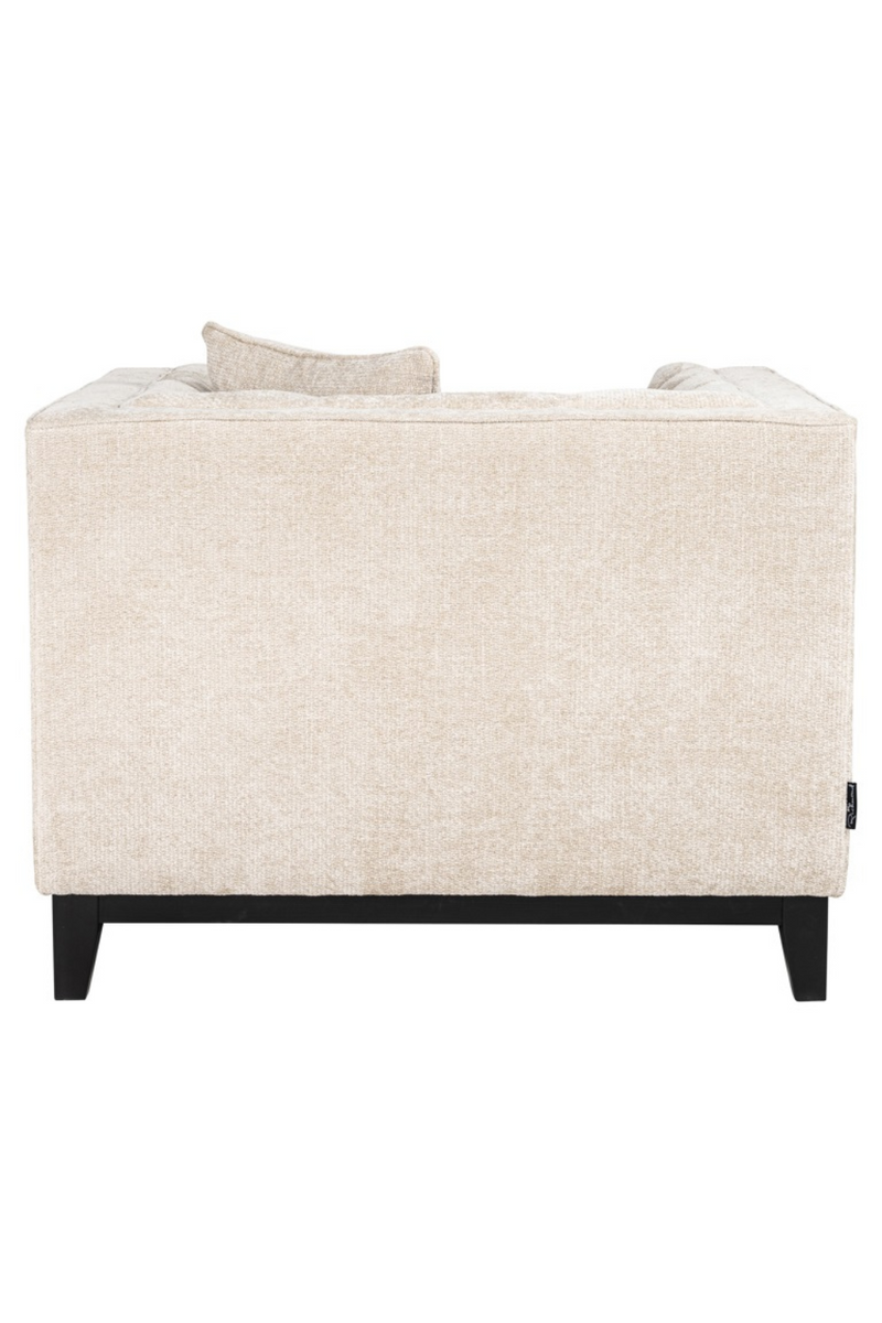 Fauteuil en tissu crème | Richmond Beauchamp