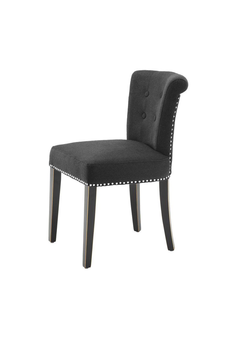 Chaise de salle à manger noire | Eichholtz Key Largo | Meubleluxe.fr