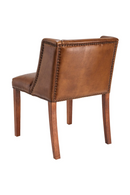 Chaise de Salle à Manger en Cuir Tabac | Eichholtz St. James | OROA.fr