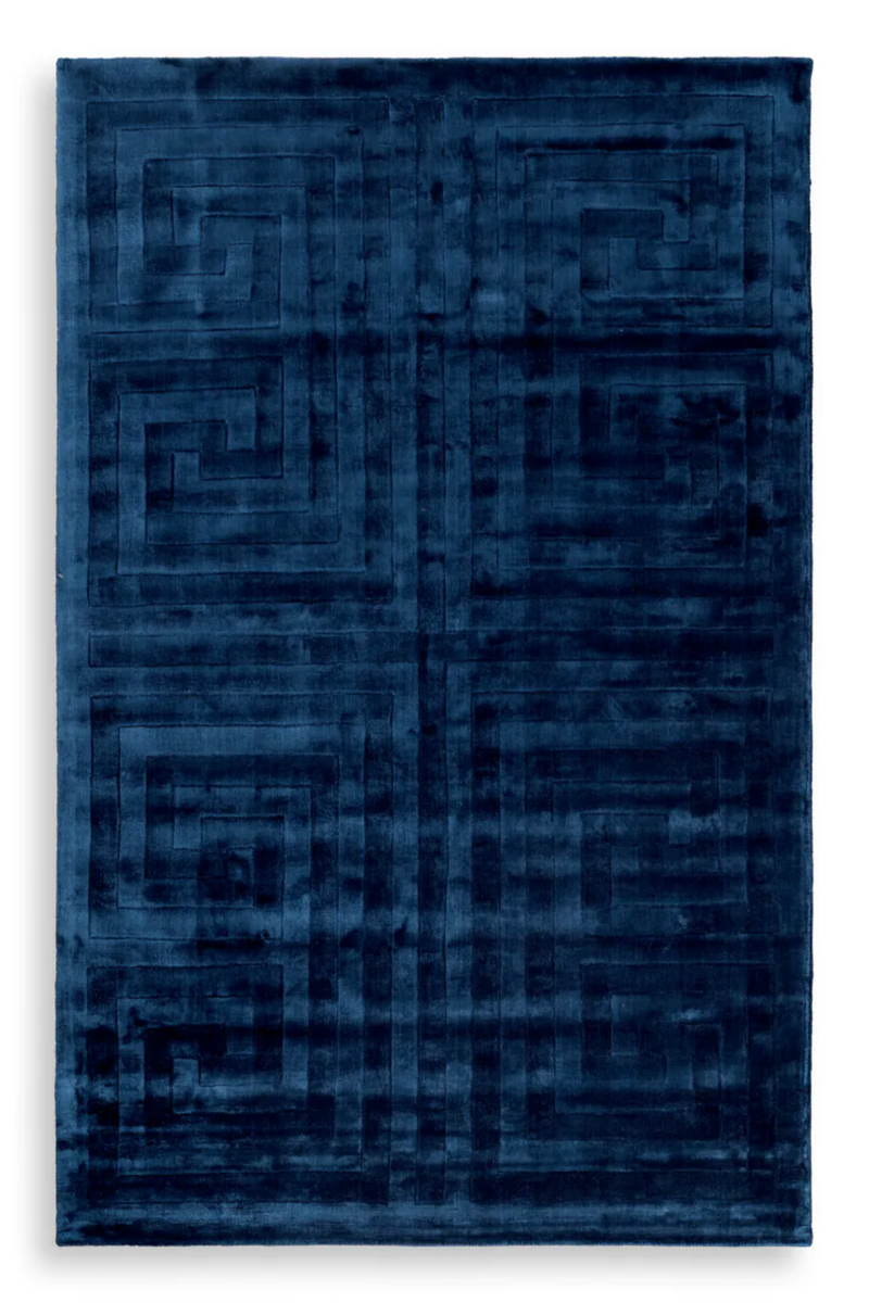 Tapis bleu saphir 200 x 300 cm | Eichholtz Baldwin | Meubleluxe.fr