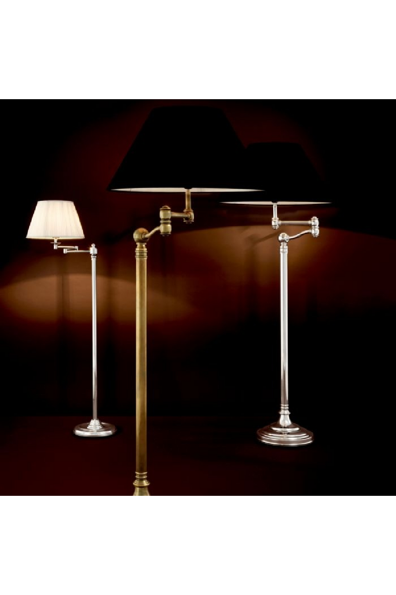 Lampadaire en Velours Noir | Eichholtz Regis | OROA.fr