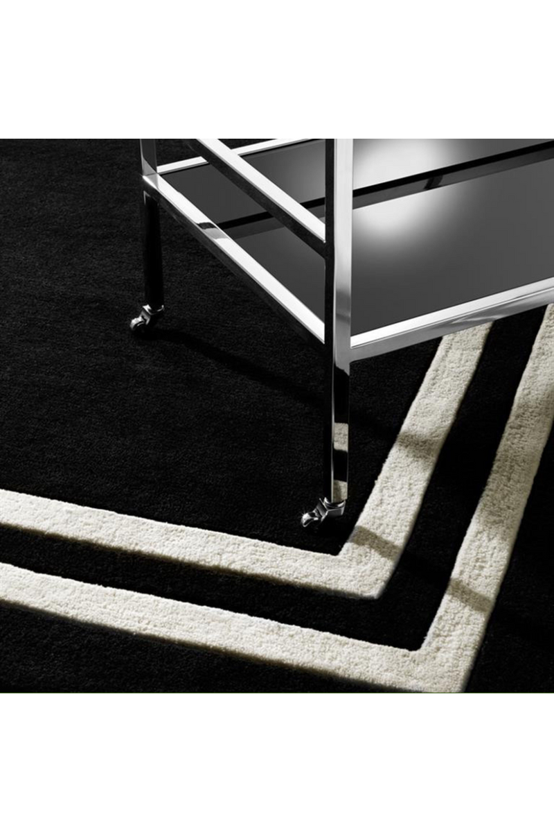 Tapis noir 200 x 300 cm | Eichholtz Celeste | Meubleluxe.fr