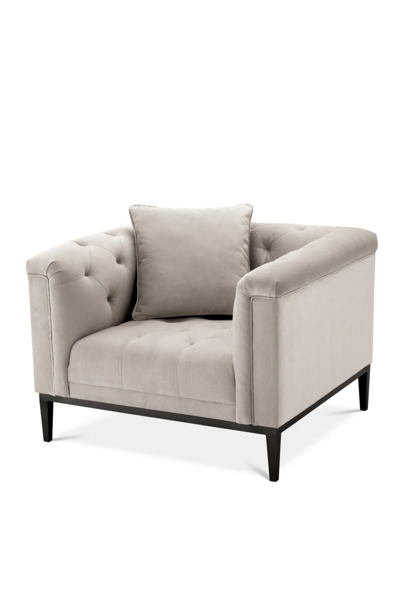 Fauteuil beige | Eichholtz Cesare | Meubleluxe.fr