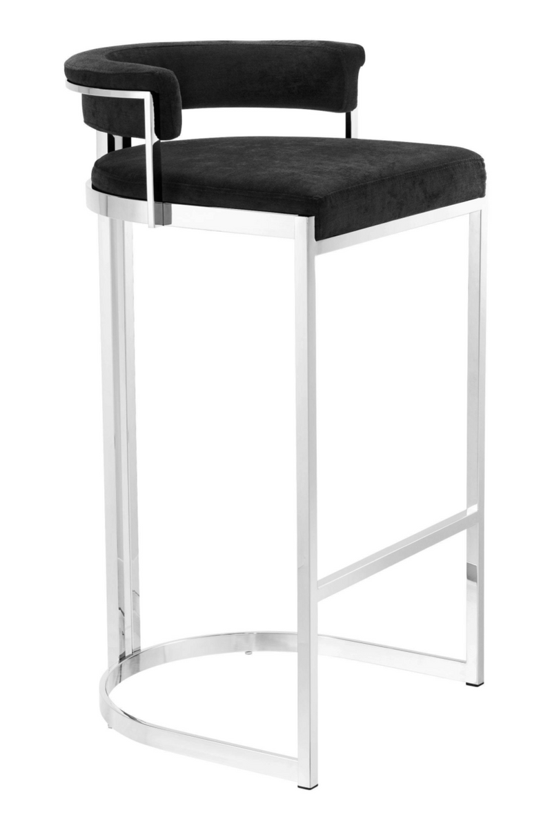 Tabouret de bar noir | Eichholtz Dante | Meubleluxe.fr