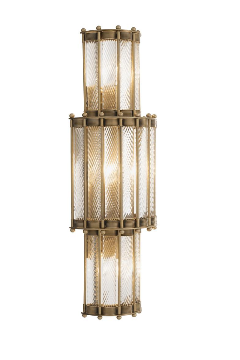 Applique Murale en Verre Superpose | Eichholtz Tiziano | OROA.fr