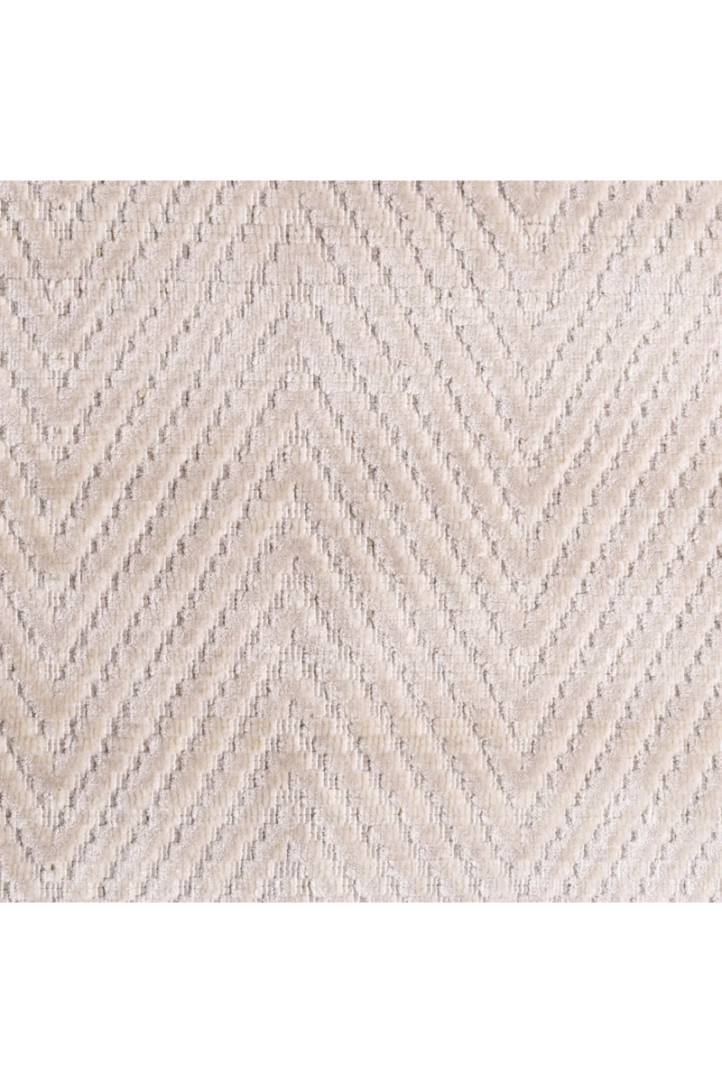 Tapis blanc cassé 200x300 cm | Eichholtz Herringbone | Meubleluxe.fr