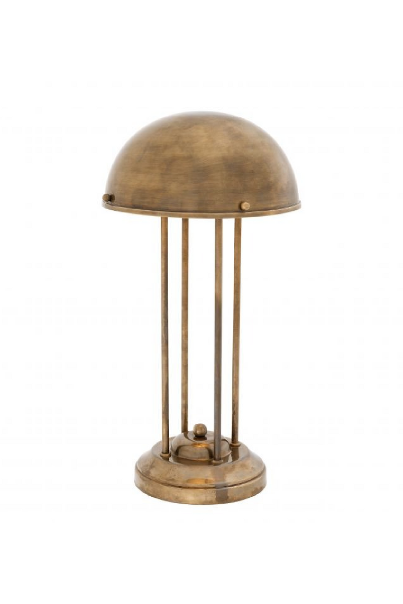 Lampe de Bureau à Dôme en Laiton Vintage | Eichholtz Livre | OROA.fr