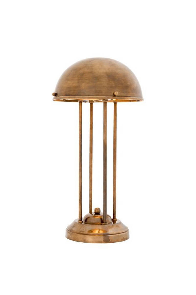 Lampe de Bureau à Dôme en Laiton Vintage | Eichholtz Livre | OROA.fr