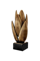 Lampe de Table Striée en Laiton Vintage | Eichholtz Blossom | OROA.fr