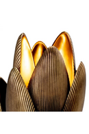 Lampe de Table Striée en Laiton Vintage | Eichholtz Blossom | OROA.fr