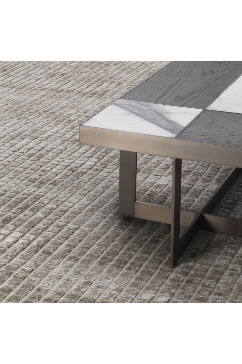 Tapis Gris Tisse a la Main 300 x 400 cm | Eichholtz Crown | OROA.fr