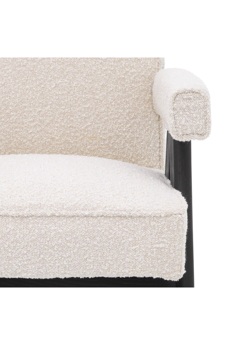 Chaise noire et blanc crème | Eichholtz Greta | Meubleluxe.fr