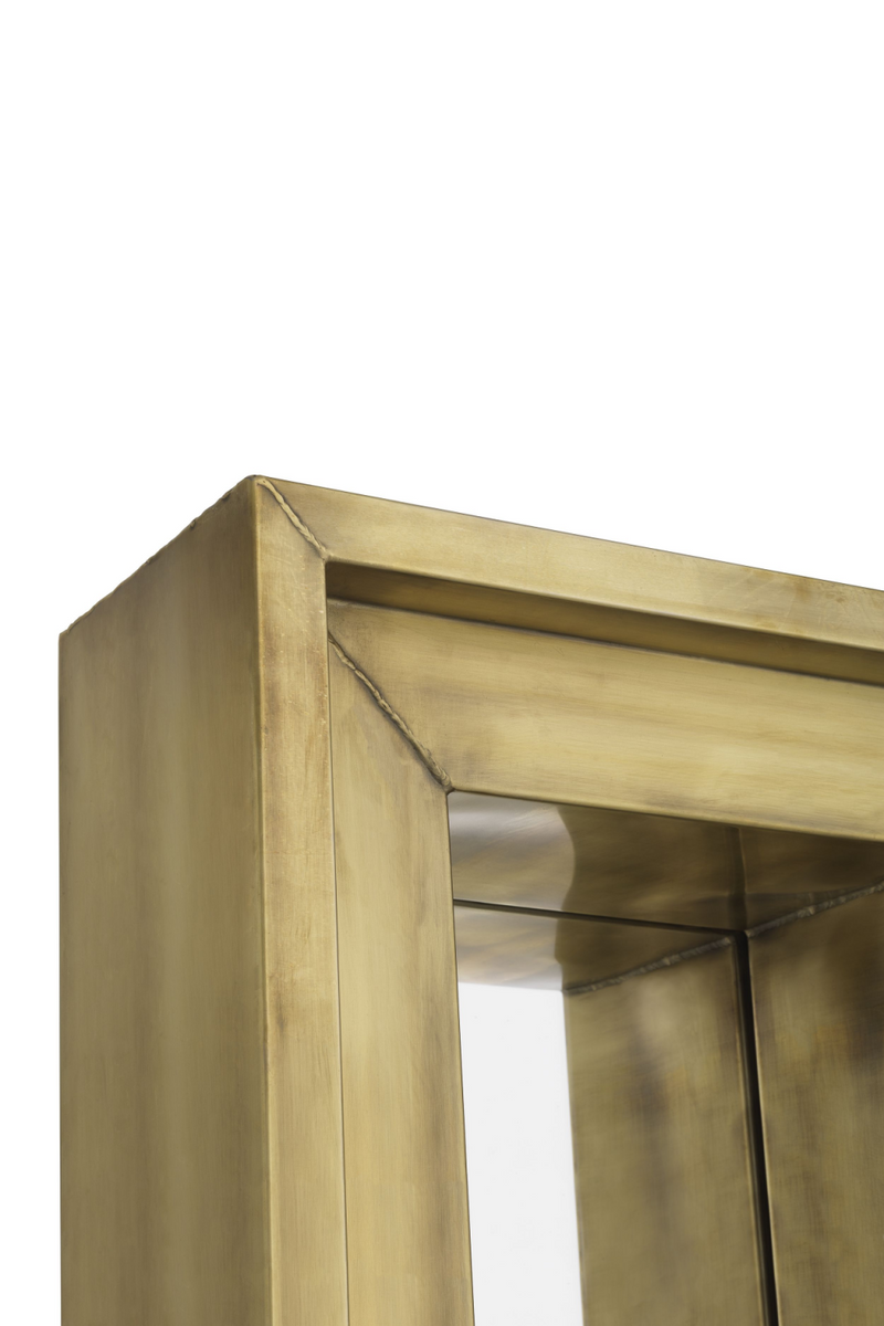 Miroir Rectangulaire Vintage en Laiton | Eichholtz Magenta | OROA.fr