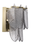 Applique Murale en Verre Fume et Laiton | Eichholtz Verbier | OROA.fr