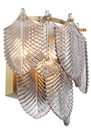 Applique Murale en Verre Fume et Laiton | Eichholtz Verbier | OROA.fr