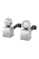 Ensemble De Chenets En Métal De Style Classique (2) | Eichholtz Viviers | OROA.fr