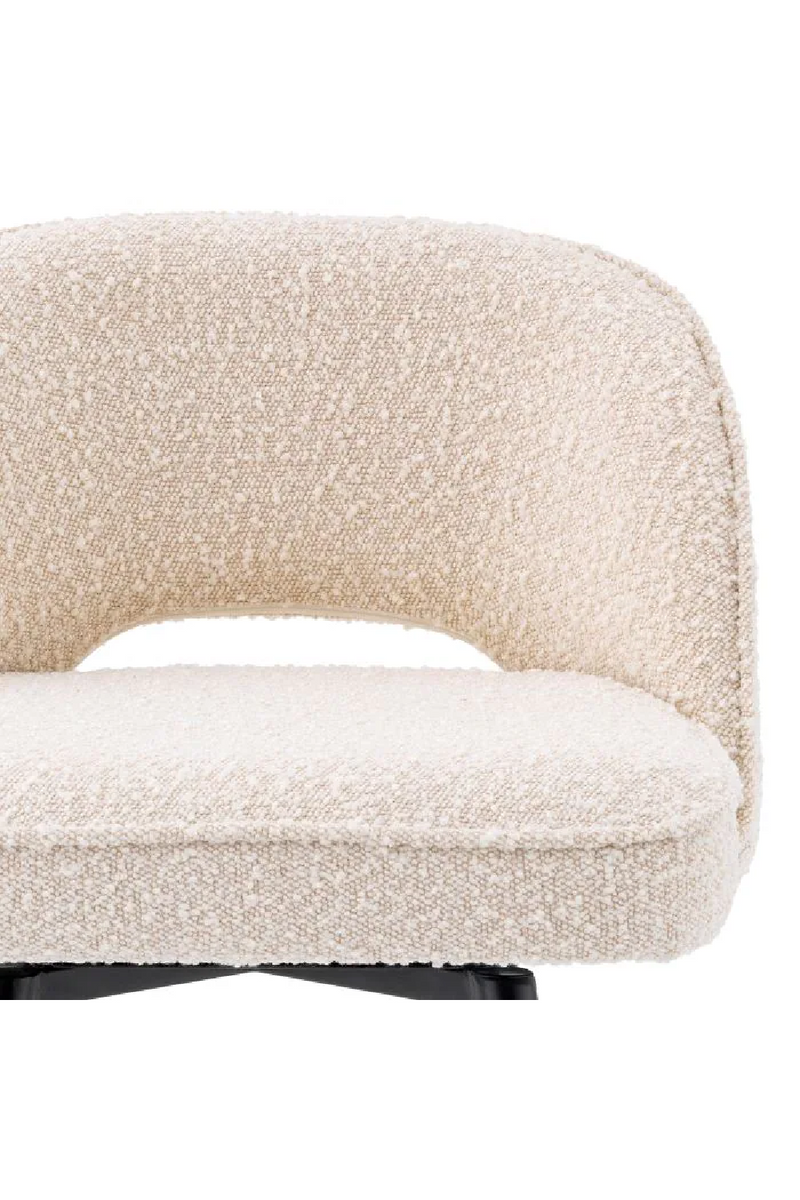 Chaise de bar blanc L (lot de 2) | Eichholtz Cliff | Meubleluxe.fr