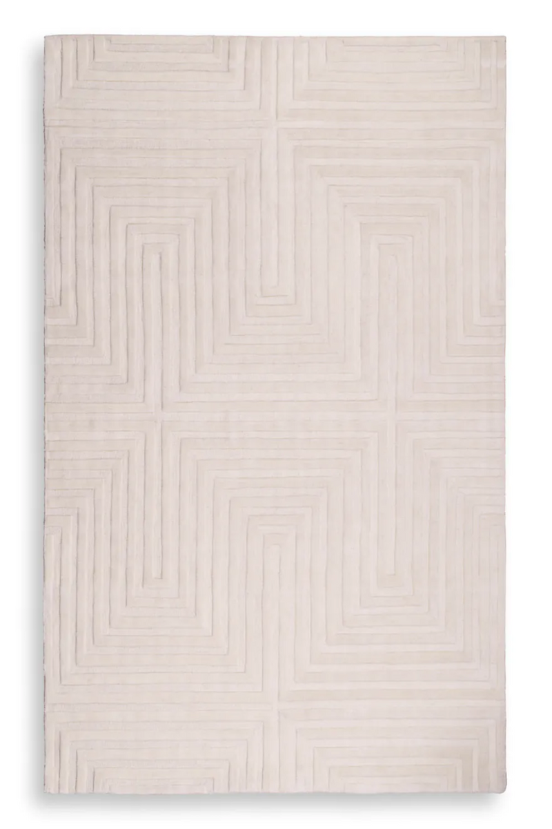 Tapis beige en laine 200 X 300 CM | Eichholtz Breck | Meubleluxe.fr