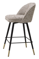 Ensemble de 2 Tabourets de Comptoir Texturés Bruns | Eichholtz Cliff | OROA.fr