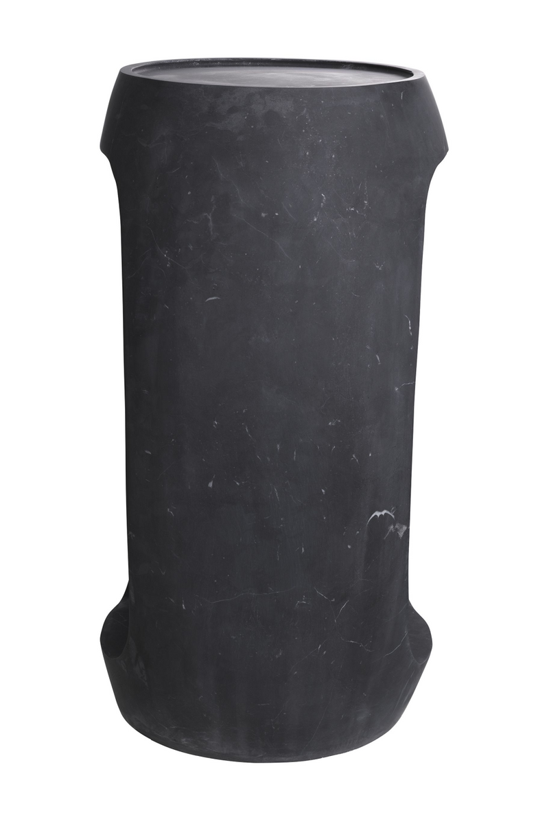 Table d’Appoint Ronde en Marbre | Eichholtz Clipper High | OROA.fr