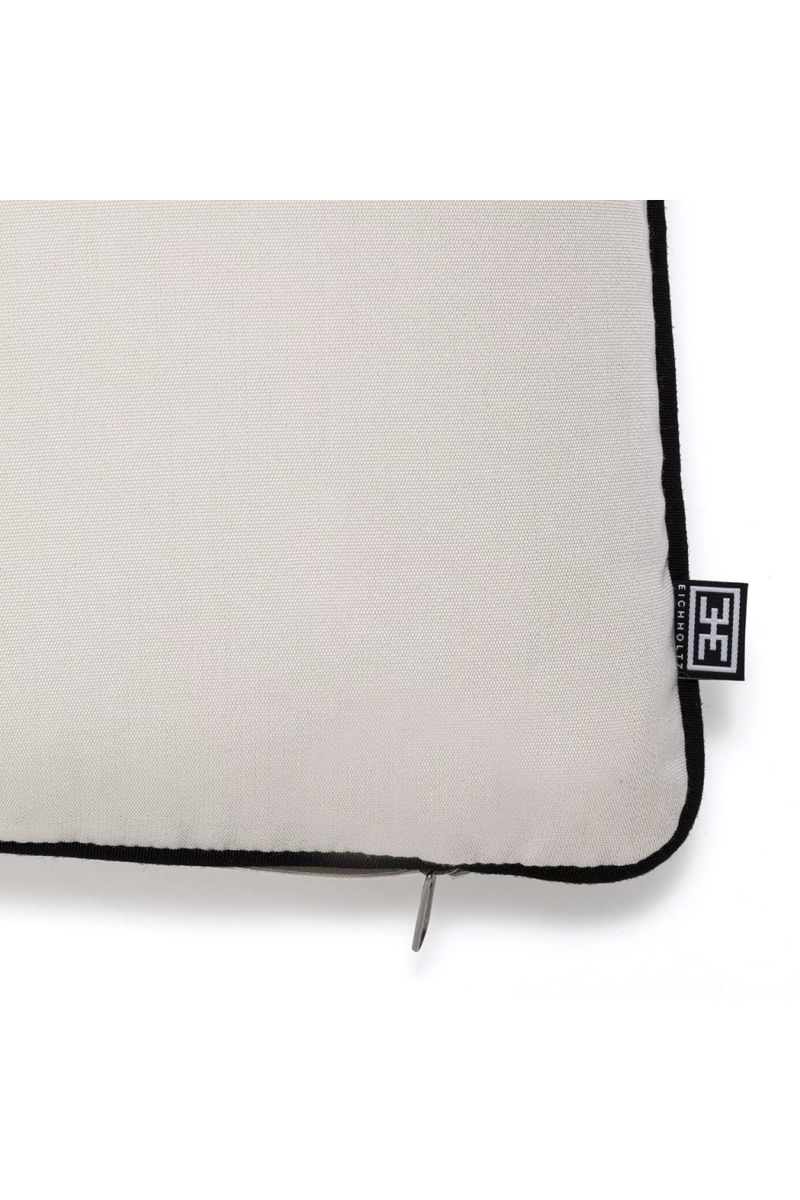 Coussin d'extérieur minimaliste blanc | Eichholtz Universal | OROA.fr