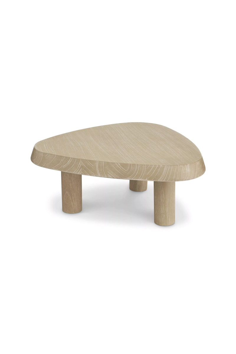 Table Basse Triangulaire en Bois S | Eichholtz Briel | OROA.fr