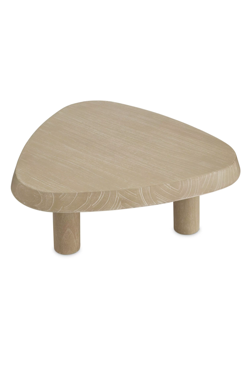 Table Basse Triangulaire en Bois S | Eichholtz Briel | OROA.fr