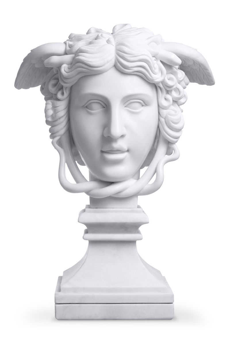 Sculpture En Marbre Blanc | Eichholtz Medusa | OROA.fr