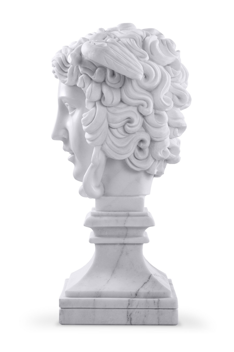 Sculpture En Marbre Blanc | Eichholtz Medusa | OROA.fr