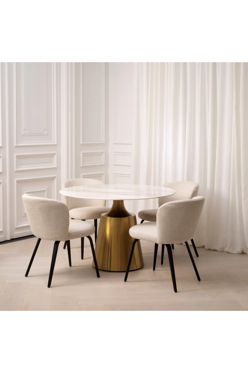 Silla de Comedor Blanco Crudo | Eichholtz Halard | Oroa.es