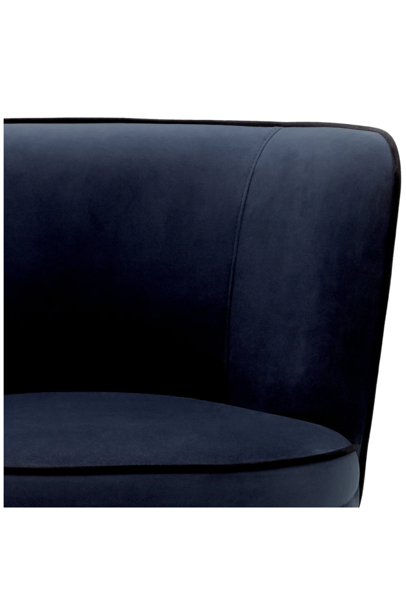 Midnight Blue Velvet Dining Chair | Eichholtz Grenada