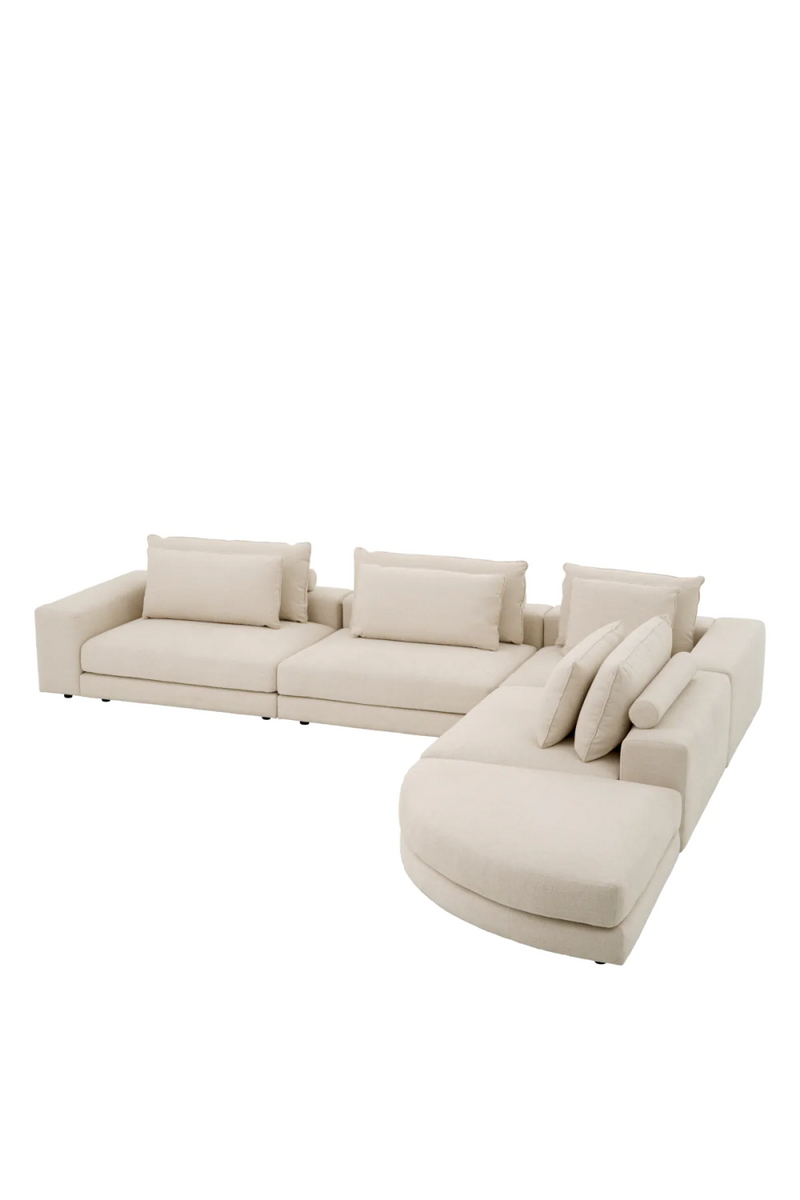 Canapé modulable Nuoro beige | Eichholtz Lounge Club | Meubleluxe.fr