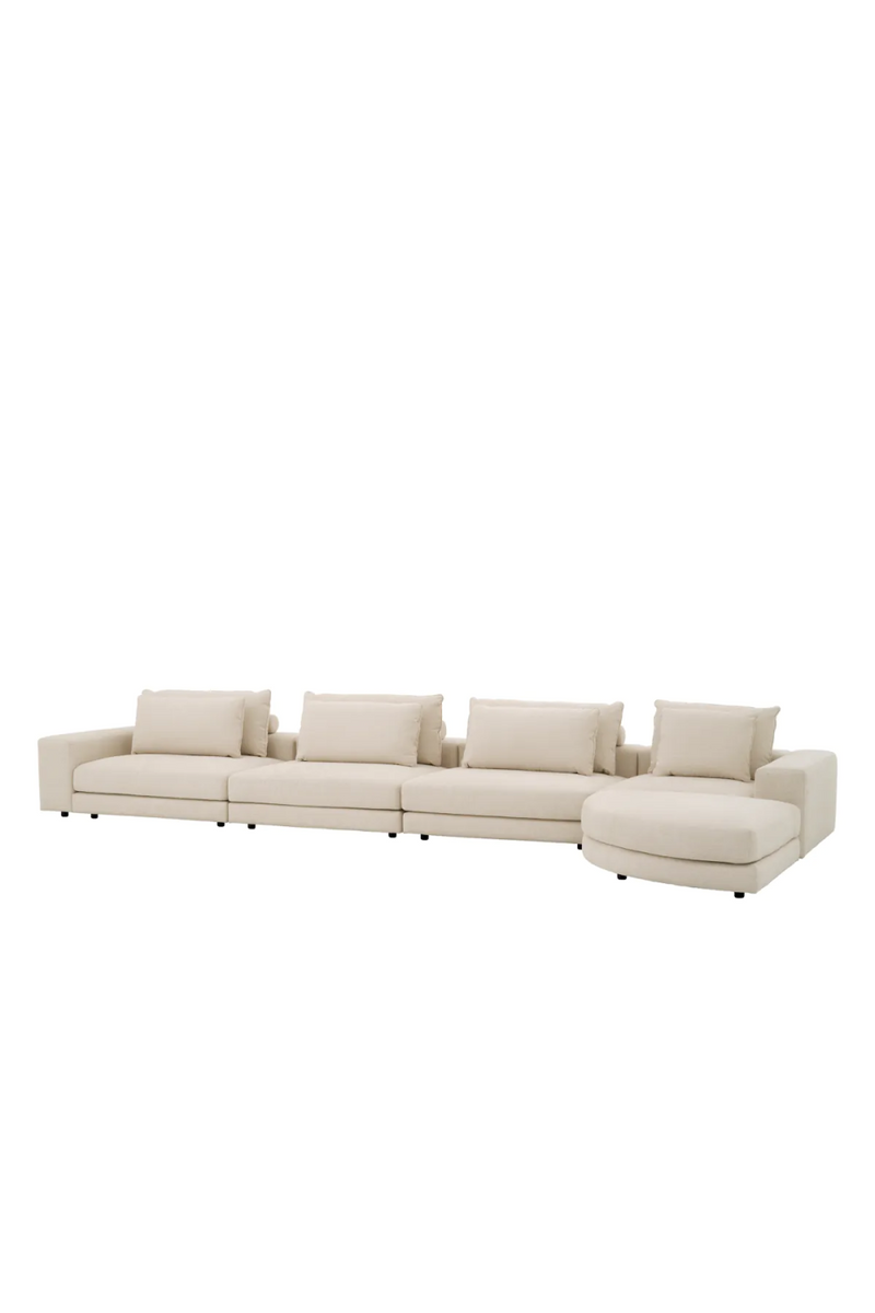 Canapé modulable Nuoro beige | Eichholtz Lounge Club | Meubleluxe.fr