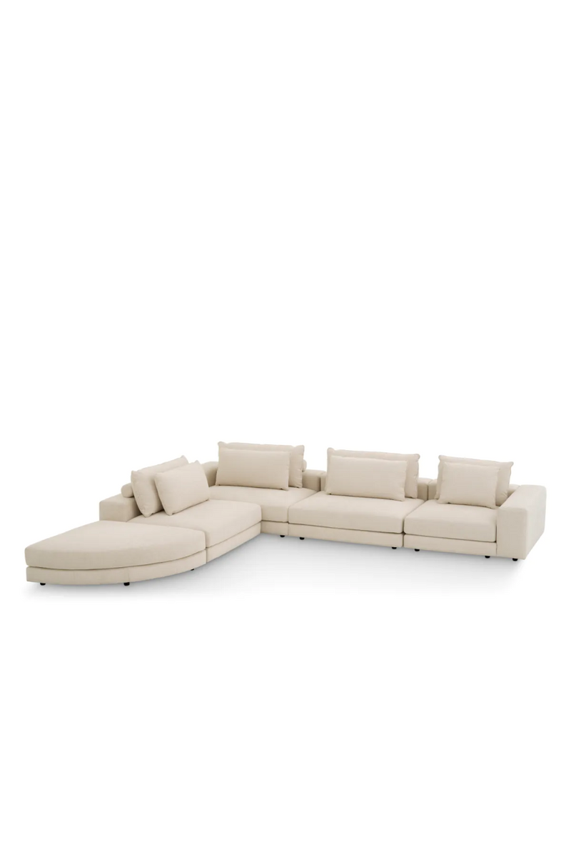 Canapé modulable Nuoro beige | Eichholtz Lounge Club | Meubleluxe.fr